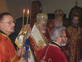 L'Evêque Makarios, Le Métropolite Jéremie de Suisse et Le Métropolite Maxim